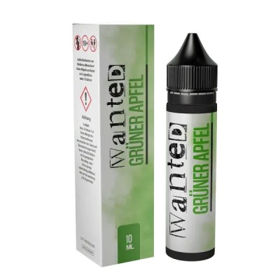 Grüner Apfel - Wanted Overdosed - Longfill Aroma 10 ml