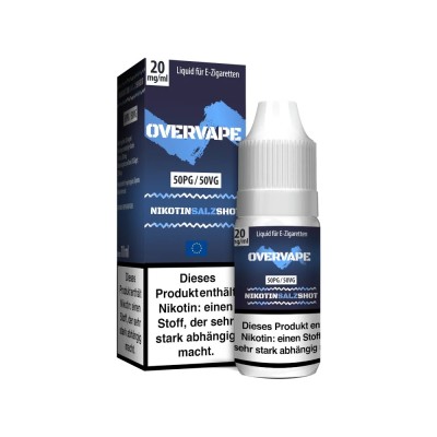 Nikotin-Shot 20 mg/ml – Overvape – 10 ml