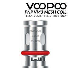 PnP-VM3 0,45 Ohm Mesh Coil - VOOPOO - Ersatzcoil