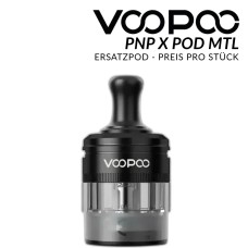 PnP X Leerpod MTL Black - VOOPOO - Ersatzpod 5,0 ml