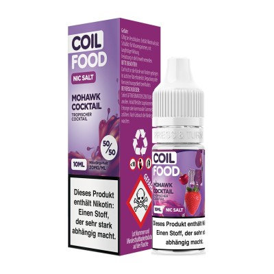 Mohawk Cocktail - Coil Food - Nicsalt Liquid 10ml