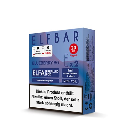 Blueberry – ELFA CP – Prefilled Pod
