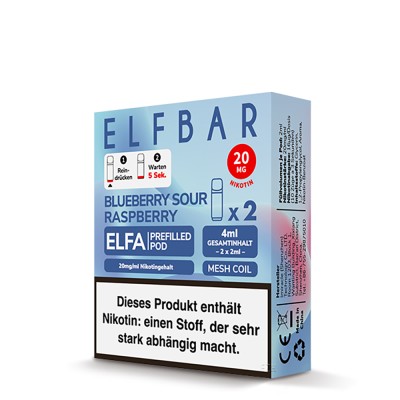 Blueberry Sour Raspberry – ELFA CP – Prefilled Pod