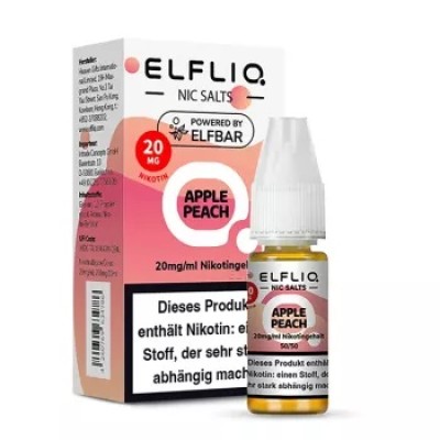 Apple Peach - ELFLIQ - Nicsalt Liquid 10 ml