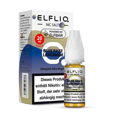 Blue Razz Lemonade - ELFLIQ - Nicsalt Liquid 10 ml