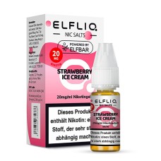 Strawberry Ice - ELFLIQ - Nicsalt Liquid 10 ml