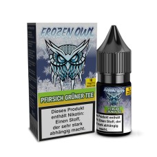Pfirsich Grüner Tee - Frozen OWL - Nicsalt Liquid 10 ml
