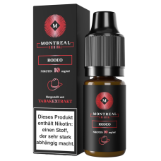 Rodeo - Montreal Original - Nicsalt Liquid 10 ml Rodeo - Montreal Original - Nicsalt Liquid 10 ml