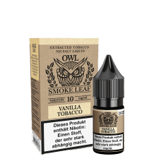 Vanilla Tobacco - OWL Smoke Leaf - Nicsalt Liquid 10 ml