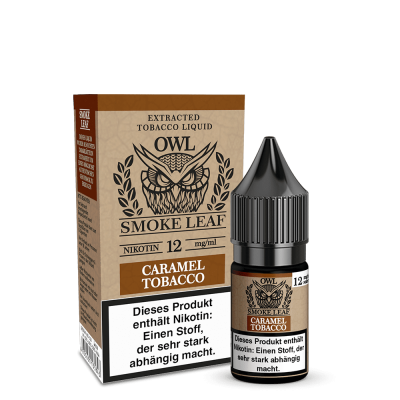 Caramel Tobacco - OWL Smoke Leaf - Nicsalt Liquid 10 ml