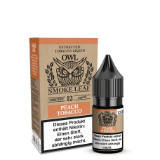 Peach Tobacco - OWL Smoke Leaf - Nicsalt Liquid 10 ml