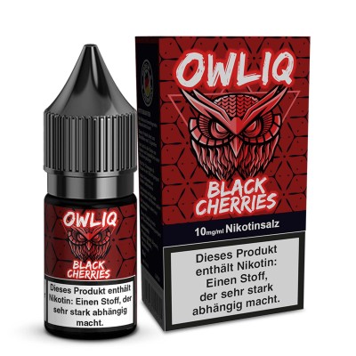 Black Cherries - OWLIQ - Nicsalt Liquid 10 ml