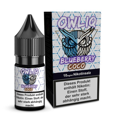 Blueberry Coco - OWLIQ - Nicsalt Liquid 10 ml