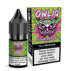 Sour Apple - OWLIQ - Nicsalt Liquid 10 ml