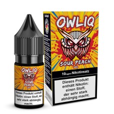 Sour Peach - OWLIQ - Nicsalt Liquid 10 ml