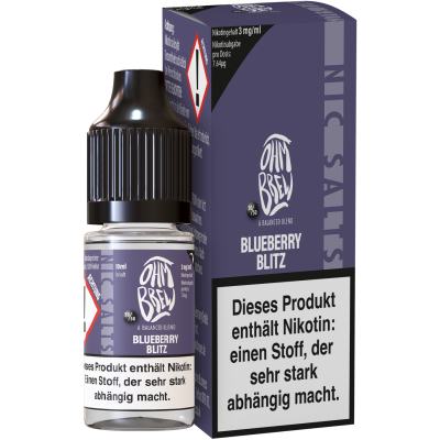 Blueberry Blitz - Ohm Brew - Nicsalt Liquid 10 ml