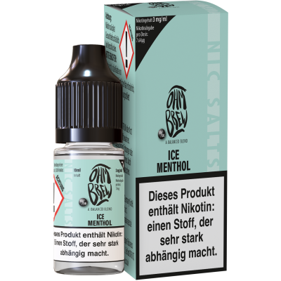Ice Menthol - Ohm Brew - Nicsalt Liquid 10 ml