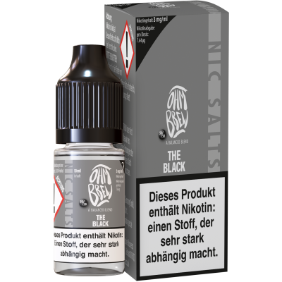 The Black - Ohm Brew - Nicsalt Liquid 10 ml