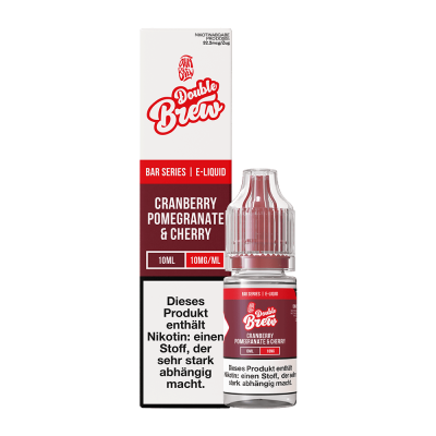 Cranberry Pomegranate & Cherry - Double Brew Bar Series - Nicsalt Liquid 10 ml