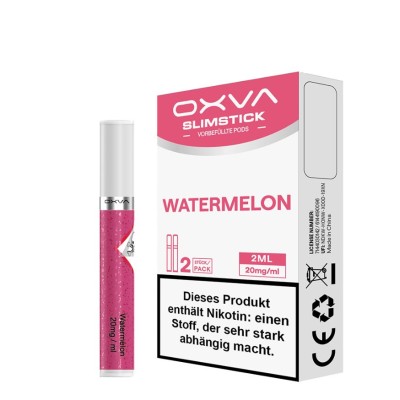 Watermelon - OXVA SlimStick Einweg Pods - Nicsalt 20mg - 2er Pack