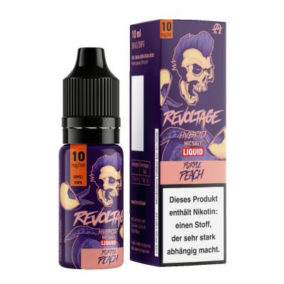 Purple Peach - Revoltage - Nicsalt Liquid 10 ml