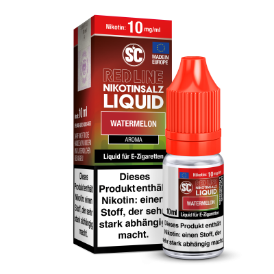 Watermelon - SC Red Line - Nicsalt Liquid 10 ml