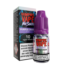 Purple Craze Ice - Vampire Vape - Nicsalt Liquid 10 ml