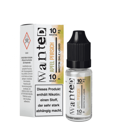 Apfel Pfirsich - Wanted Overdosed - Nicsalt Liquid 10 ml