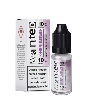 Beeren Limonade - Wanted Overdosed - Nicsalt Liquid 10 ml