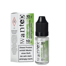 Grüner Apfel - Wanted Overdosed - Nicsalt Liquid 10 ml