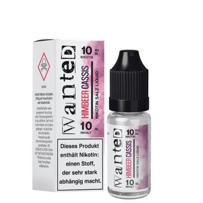 Himbeer Cassis - Wanted Overdosed - Nicsalt Liquid 10 ml