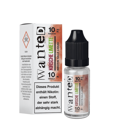 Kirsche Limette - Wanted Overdosed - Nicsalt Liquid 10 ml