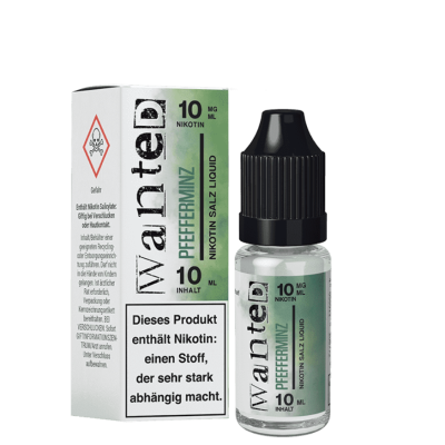 Pfefferminz - Wanted Overdosed - Nicsalt Liquid 10 ml