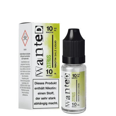Zitrus - Wanted Overdosed - Nicsalt Liquid 10 ml