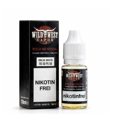 Wild Mustang - Wild West Vapor - Nicsalt Liquid 10 ml